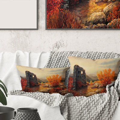 Housse et insert de coussin rectangulaire Old Fortress
