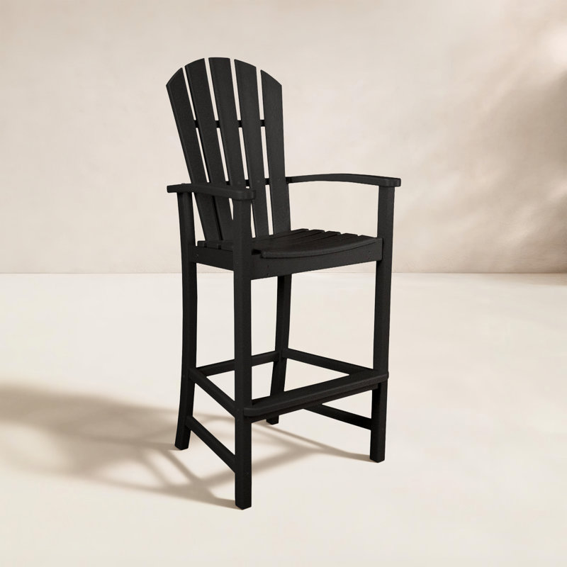Chaise de bar POLYWOOD Palm Coast, Noir