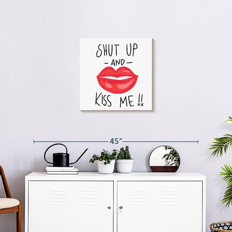 Hardie Shut Up And Kiss Me, H 20 po x l 20 po