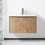 Meuble-lavabo autoportant 60 po et 4 portes d'armoire à fermeture en douceur