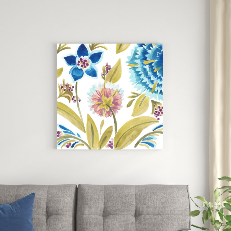 " Abbey Floral Tiles VIII ", 30" H x 30" W x 1.25" D