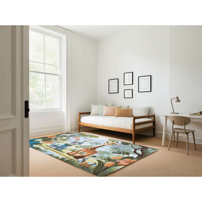 Tapis Indigo Safari, Rectangle 8' x 10'