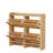 42.9 Inch Slatted Style 4 Flip Door Shoe Cabinet With Tabletop Baffle-1089585531