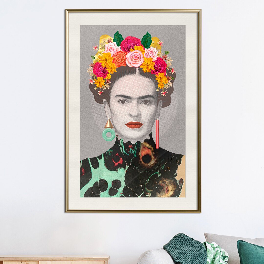 Gerahmter Grafikdruck Charismatic Frida