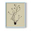 Spring Sprig Vase II Framed Print - Solid Wood-343091995-343092004