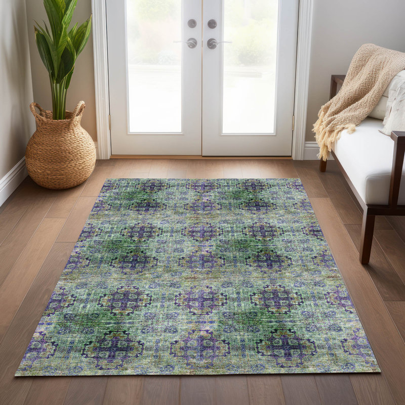 Tapis intérieur / extérieur Cresley avec envers antidérapant, Rectangle 10 pi x 14 pi