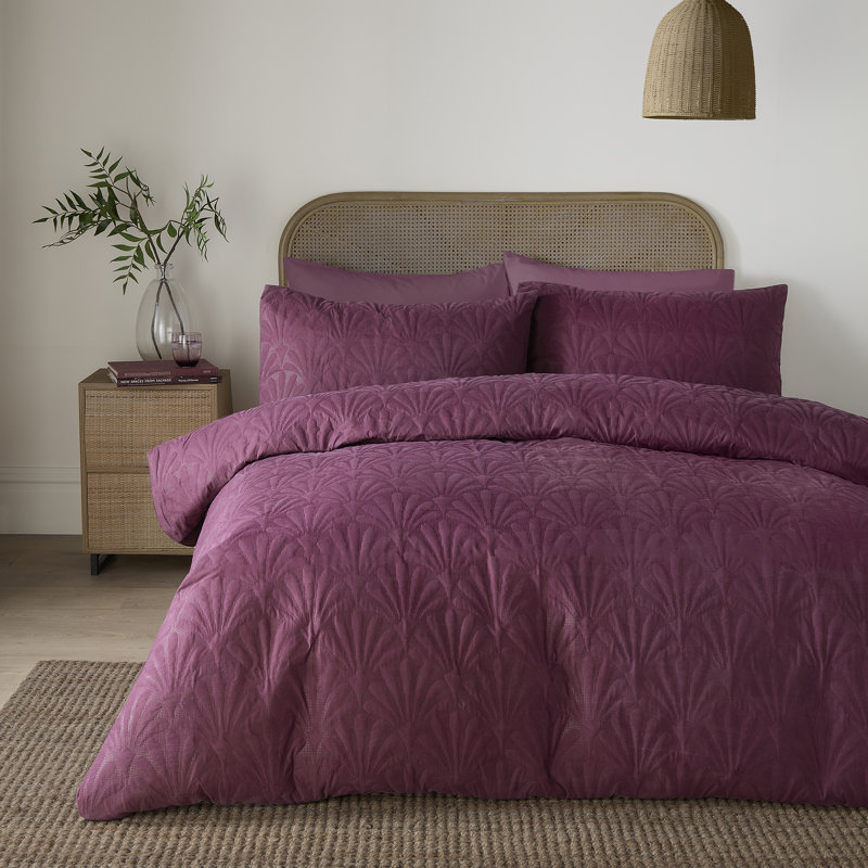 Cavali Polyester Geometric Duvet Cover Set, Double Bed (200 x 200 cm)