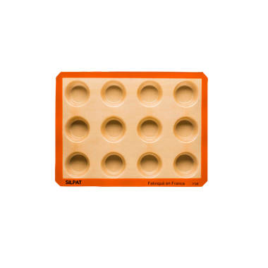 Silpat Nonstick Silicone Perfect 12-Well Muffin Pan