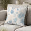 Abstract Decorative Throw Pillow - Coastal Coral Beach Pattern Printed Cushion-125946245