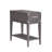 Beckett Solid + Manufactured Wood Side Table in Anthracite