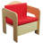 Natural Environments Kids Chair and Ottoman-9692426