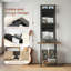 Steel, Manufactured Wood 144cm H Media Shelves-1876307200