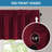 100% Blackout Curtain Valances for Kitchen Windows/Bathroom/Living Room/Bedroom Thermal Insulated Rod Pocket Valances for Windows, 2 Pack-1508882537