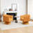 Chynna Velvet Swivel Barrel Chair-686696749