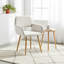 Upholstered Dining Chairs with Arm