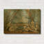 « Les Grandes Baigneuses » de Paul Cézanne, tableau mural en métal doré, 91,4 cm x 61 cm-2101566896