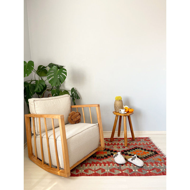 Élégant fauteuil à oreilles, blanc, 25,6 po x 31,5 po x 28 po | Structure 100% bois revêtue de tissu doux Babyface | Confort élégant pour le salon ou le bureau | Parfait pour la détente et les décors modernes