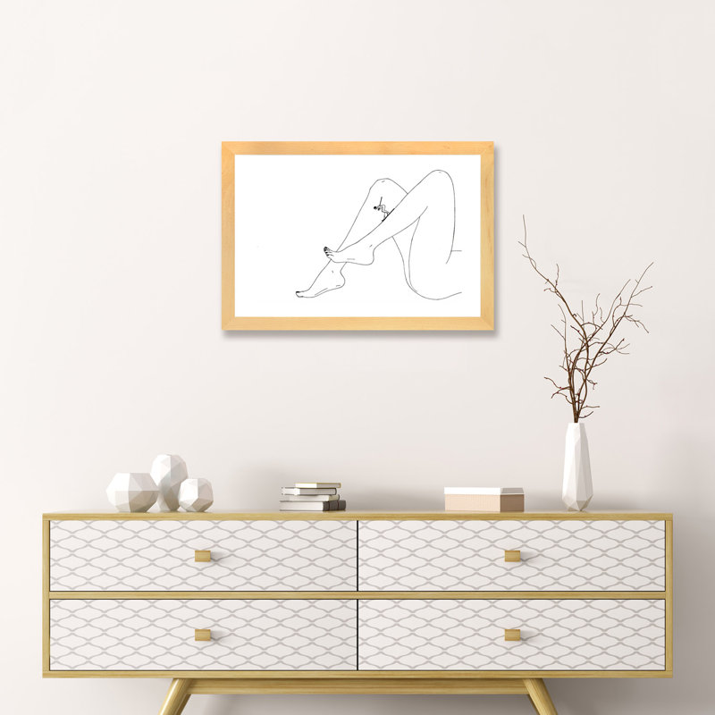 «Downhill», reproduction d'art, Papier bois naturel, H 16 po x l 24 po x P 1 po