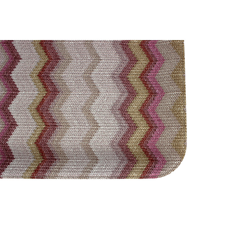 Alajhia Polyester Tray, 3cm H x 44 cm W x 33cm D, Pink
