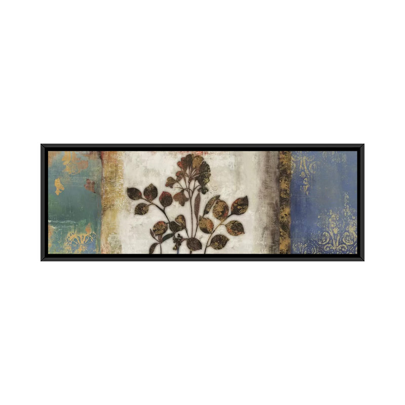 Anthropologie I - impression sur toile tendue, H 12 po x l 36 po x P 1,5 po, Toile avec cadre noir