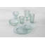 Fortessa Archie Glass, 23 Ounce/ 6 inch Cereal Bowl (Set of 4), Verde Green