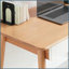 Bureau de 47 po en hêtre massif avec 2 tiroirs - compact, durable et amp; Polyvalent pour les petits espaces