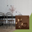 Panneau mural 3D décoratif EnduraWall 11 pi 7 po x l 11 7/8 po, brume métallique champagne universelle (couvre 0,98 pi2)-123536977-123536984
