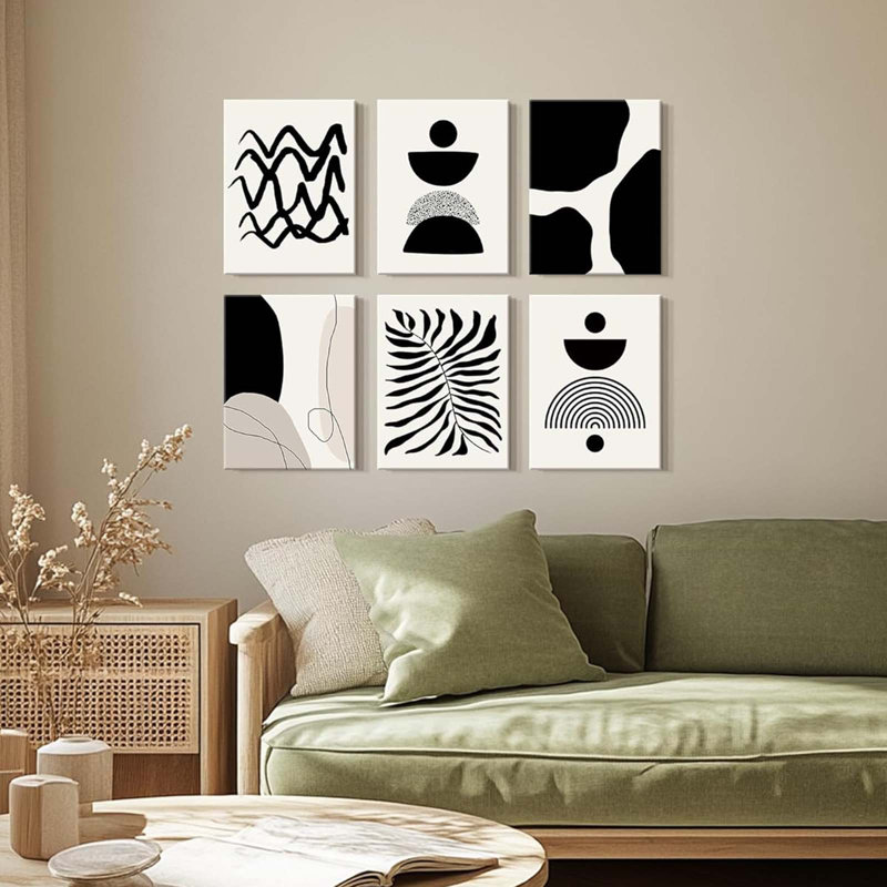 6 Piece Wrapped Canvas Print
