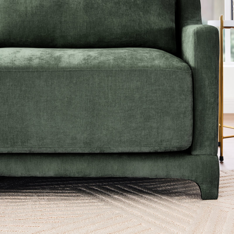Deux places en chenille, avec des coussins lombaires et une conception ergonomique pour le décor du salon