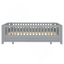 Convertible Twin Platform Bed With Guardrails, Solid Wood Frame, Expands To Double Twin Size For Versatile Use-912021606-912021605