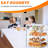 Bread Box,Large Bread Boxs For Kitchen Countertop, 4 Layers Adjustable Bread Storage Container, Clear Boxes For Kitchen Counter, Breads Box Airtight