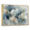 «Watercolor Pants Flowers In Meadow», impression d'art sur toile à motif floral blanc