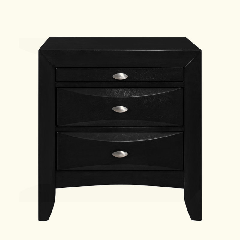 Table de chevet noire Lucille