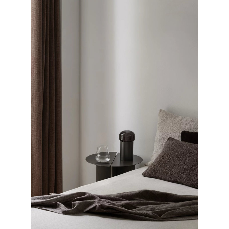 IRIS Metal Globe Lamp, Gunmetal Gray
