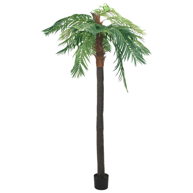 Faux Palm Tree in Pot, 120.08cm H x 6.69cm W x 17cm D