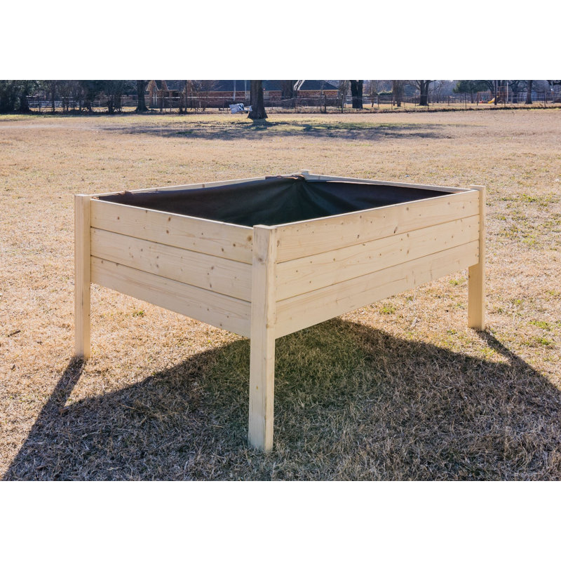 Falyn Wood Elevated Planter