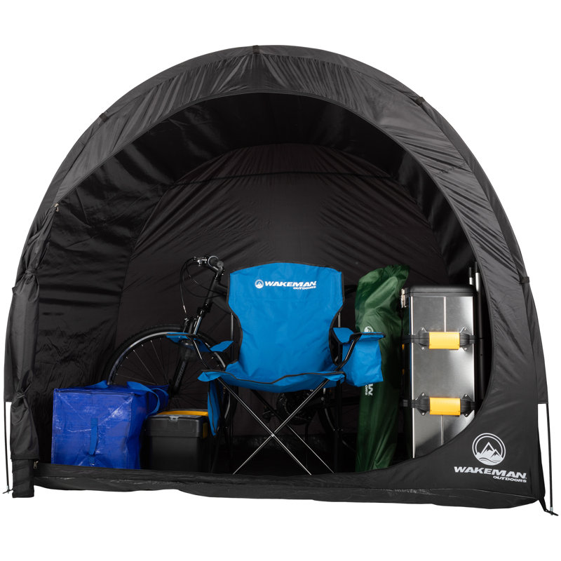 Remise de rangement pour vélo extérieur Wakeman - Housse pour vélo - Tente escamotable avec sac de transport