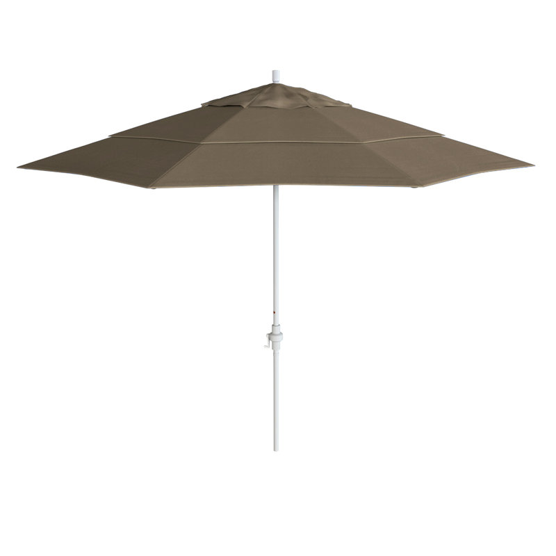 Parasol de marché 132 po, Gris martelé, Spectre Aztec Sunbrella® Plainweave