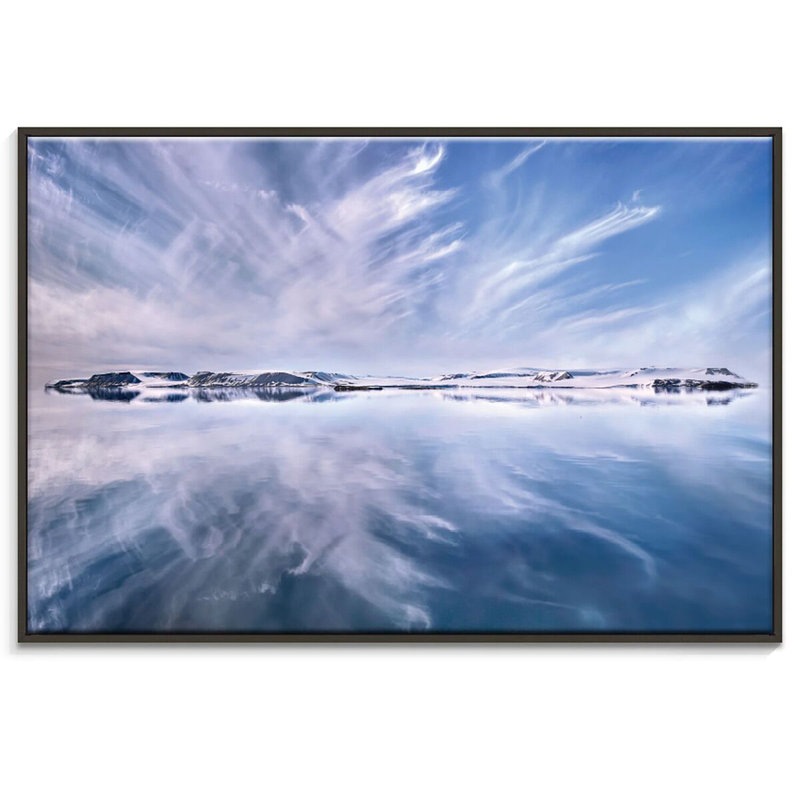 Print on Canvas, Black Floater Framed, 51cm H x 76cm W
