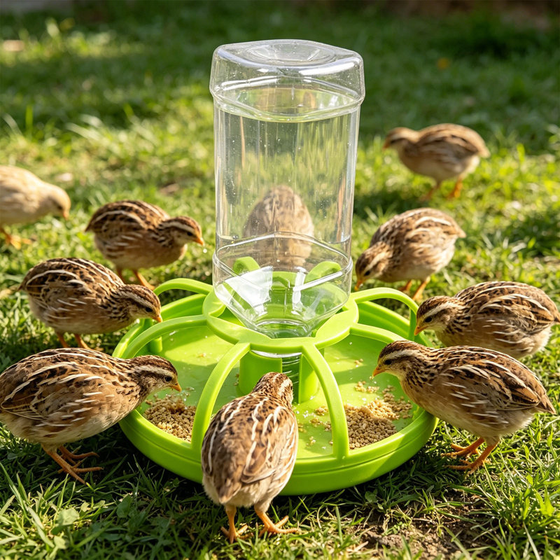 Distributeur d'eau automatique pour poulets multifonctionnel, vert, m
