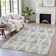 Machine Washable Indoor/Outdoor Xhevrie Linen Rug