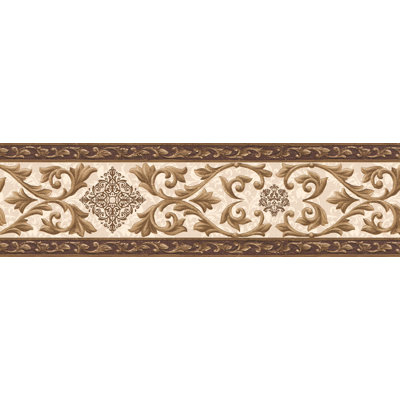 Karolinka Peel & Stick Damask Border
