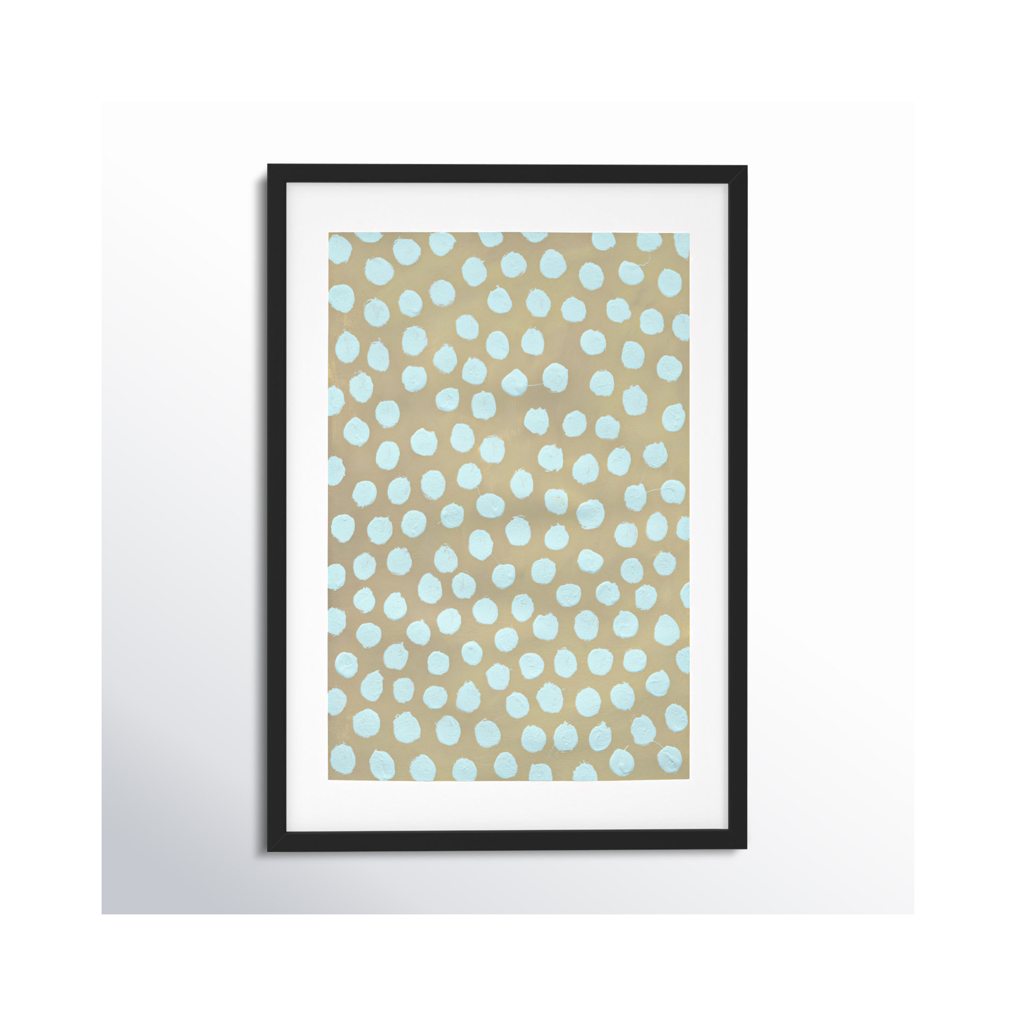 Cloud On Khaki by Michela Sorrentino, Black, 20" H x 14" W x 1.25" D