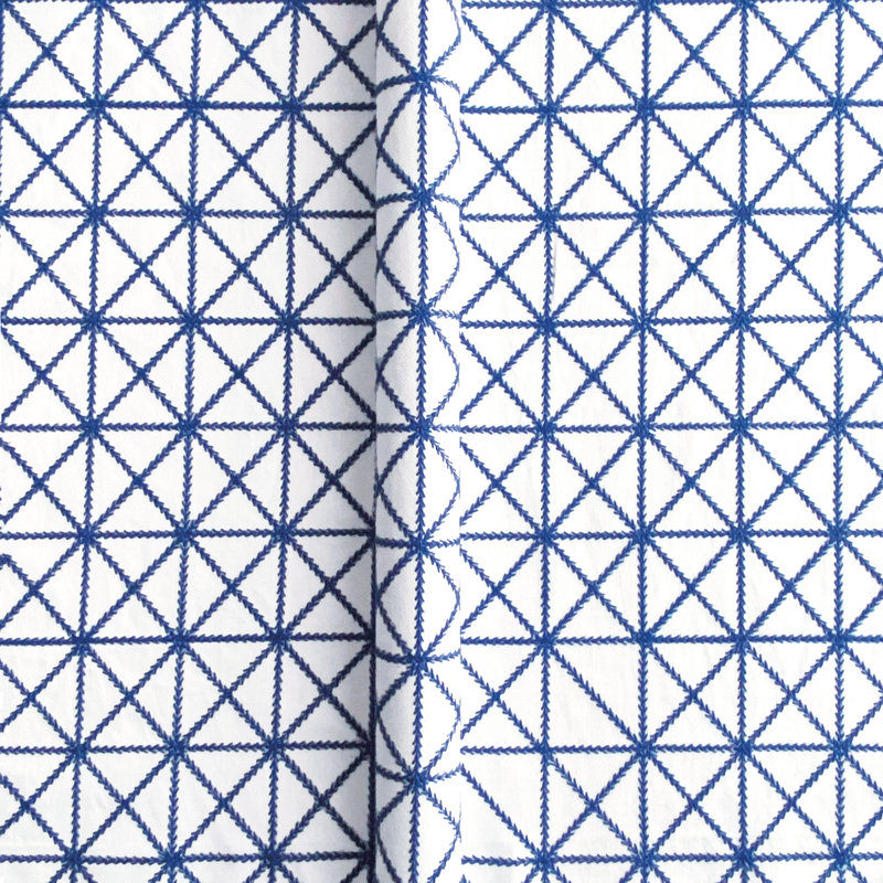Cocobay Trammel Marine Cotton Blend Fabric