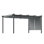 Pergola en aluminium avec auvent Aoodor