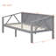Lit de jour simple, gris-575216963