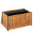 Acacia Solid Wood/Metal Cabinet Deck Box-104330451