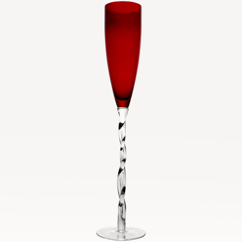 14 oz. Adriana Ensemble de verres à Champagne, Rouge
