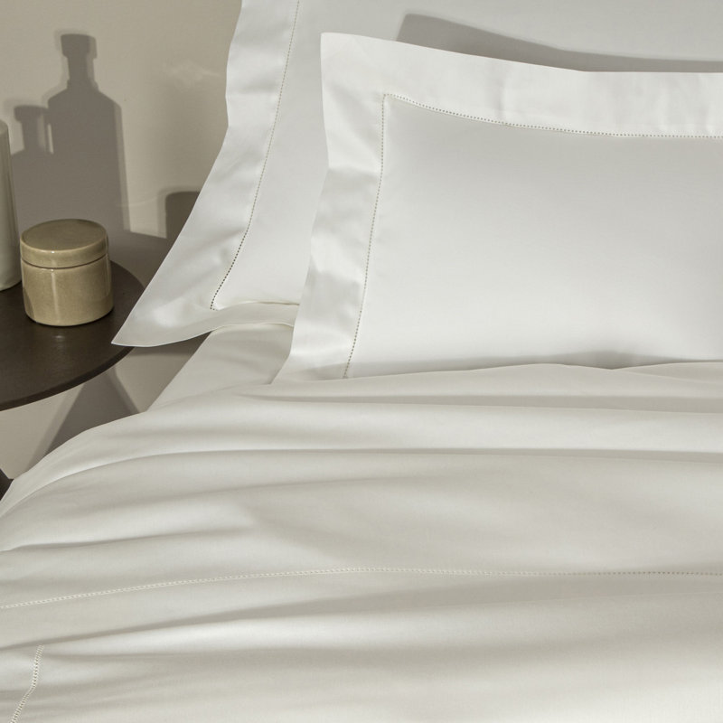 Single Ajour Pillowcase , Standard, Milk