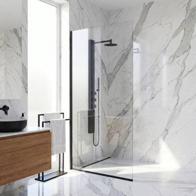 Zenith Frameless Fixed Shower Screen